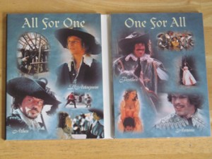 From Left to Right: Athos/OliverReed D'Artagnan/Michael York Porthos/Frank Finlay Aramis/Richard Chamberlain