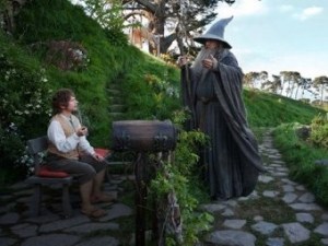 Gandalf and Bilbo from The Hobbit: An Unexpected Journey Photo Credit: LOTR Wikia